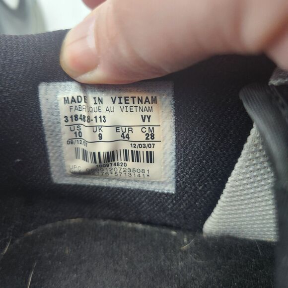 RARE Nike Air Indee White Black Patent Leather Sz 10  318488-113 - Picture 6 of 7